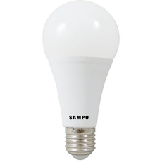 SAMPO LED球泡燈 E27燈頭 CNS認證節能燈泡, 1個, 10w 白光, 白色