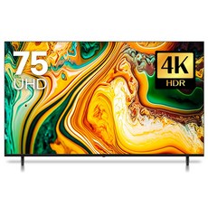 10년AS보장 26년형 아바 4K HDR PRO 제로베젤 UHD TV 191cm(75인치), 방문설치, 벽걸이형, 벽걸이 상하(기사방문), 75인치