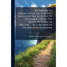 (英文圖書)An Answer To Observations On A Speech Delivered The 26th Day Of December 1769 ... 平裝版, Nabu Press, 英文