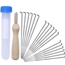 펠트 바늘 수공예 보관 양모 양모 펠트 바늘 공예용 바느질 도구 미술, 바늘세트 aGD08582