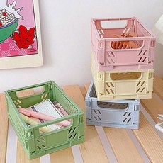 다용도 폴딩 수납 상자 리빙박스 접이식 수납함 정리함 소품 적층TC, 1