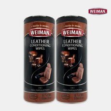 와이만 가죽클리너 티슈형 소파 차량용 크리너 30매입, 2개