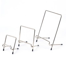 스탠드형 진열대 엘보 스탠드 전시 거치대 디스플레이 접시 책 다용도, 1개