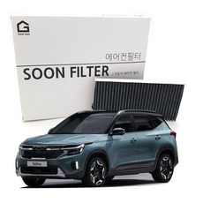 기어가 숯 알갱이 활성탄 더뉴셀토스 (19년~현재) 에어컨필터, 1개, H21L