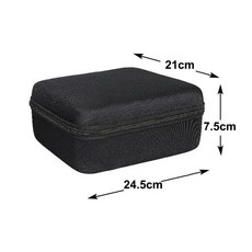내구성이 뛰어난 지퍼 보관 상자 충격 방지 휴대용 보호 케이스 가방, 1개, 6. 24.5x21x7.5cm