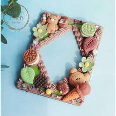 제이포니 데코덴 탑로더 꾸미기 2탄 재료 탑꾸 세트 포토카드 파츠, 50.숲속오두막, 1개, 혼합색상, 200g