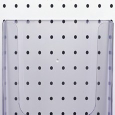 두리 타공판 투명 잡지꽂이 타공판걸이