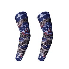 와이지알씨 타투 팔토시 모음 2개 세트 문신 무봉제 자외선 차단 쿨토시 패션, 157번