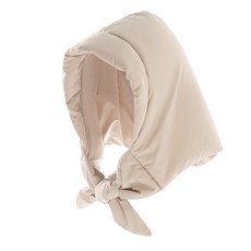 에쉬울프 겨울 여자 패딩모자 캠핑 낚시 방한 따뜻한 두툼한 패딩 모자, 베이지