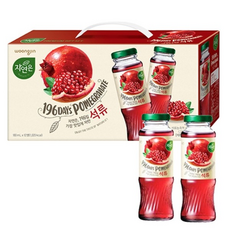 ( )웅진 자연은 석류 주스/과일/과즙/음료/음료수/쥬스/병음료/세트/병음료수/병주스/탕비실, 12개, 180ml