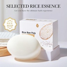 이오 미백비누 피부진정 쌀클렌징비누, 100g, 1개, 1L