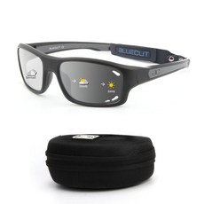 블루컷 스포츠 보호 고글 농구용 변색 렌즈 안전 안경 피클볼 실내 야외 스포츠, Black/Gray Photochromic Lenses, 1개