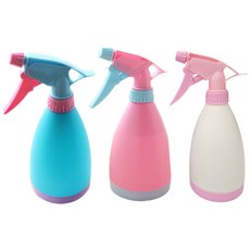 가정용 분무기 스프레이 다용도 원예 청소용 헤어용 500ml 3P, 컬러풀, 1개