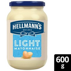 영국 헬만스 라이트 마요네즈 Hellmann's Light Mayonnaise, 4개, 600g