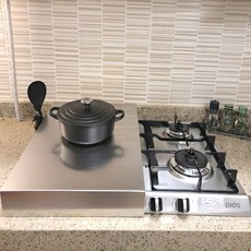 제이에스맘 스텐레스 가스렌지 인덕션 받침대 덮개, 소형(가로30세로40높이7cm), 1개