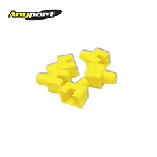 (Anyport) 국산 RJ45 오픈형 각부트 보호캡 (노랑/100개), 1세트