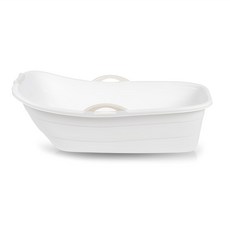 엔조이 리빙 이동식 반식욕조 웨이버, 화이트, 1개