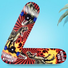 兒童滑板車四輪滑板 初學者男女新手雙翹板 公路成人青少年專業廠家, 恐龍80厘米, 1個