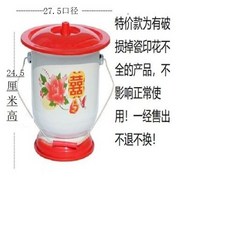 스테인레스 손잡이 요강 소변통 이동식 환자용 전통, 특대형턴버클버킷