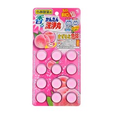 小林製藥 排水管香氛除垢清潔錠 排水口清潔錠 消臭錠, 1個, 水蜜桃