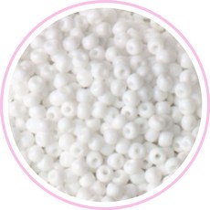 시드비즈 / 막대비즈 / 믹스비즈 / 멀티비즈 (2 000P) 20g, 1개, 화이트 2mm