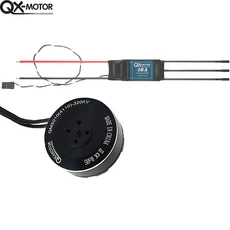 QX-모터 QM5010(4110) 멀티 로터 디스크 320KV 600KV CW RC 550 650 850 모터 부품용, 01 빠른  Mainland, 05 320KV CW and 40a ESC