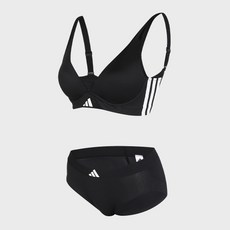 매장정품 [브랜드명] 아디다스 ADIDAS UNDERWEAR [브라1팬티2] 퍼포먼스 에어로레디 올메쉬 브라팬티 BK AOFYIEON4 128272