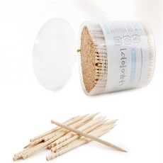 원형 요지(대) 나무꼬지, 양면