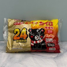 小本熊 日本製 非貼式 暖暖包 10個入, 1個, 小本熊 24H 暖暖包 10入一包