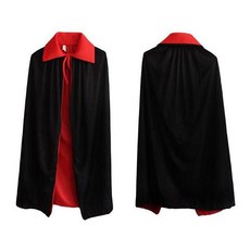 단비가 양면 검정 망토 리버시블