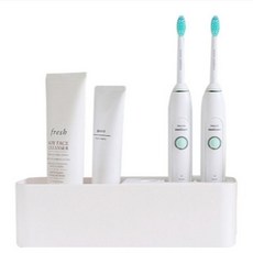 욕실 칫솔꽂이 벽걸이 칫솔꽂이 세면대 무타공 물빠짐 화장실 욕실수납선반 세면도구 정리함 다기능 벽면eas31Bxd