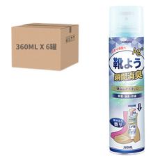 日本 KINBATA 鞋襪除臭噴霧 【花果香味】, 6個, 360ml