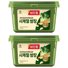 해찬들 사계절 쌈장, 3kg, 2개