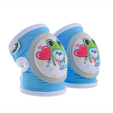 아기 유아 보호대 실리콘 어린이 다리 보행 무릎 안전 방지 팔꿈치 커버 제품 부상, 22.러브퍼피(무릎) 벨크로 1-5세