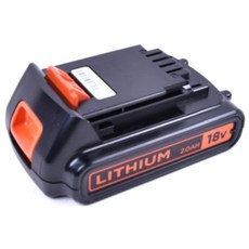 블랙앤데커 18V 리튬이온 배터리 BL2018, 1개