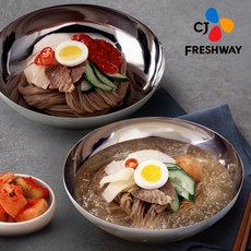 CJ제일제당 [CJ프레시웨이]평양냉면 15인분 / 면 15팩 + 육수 10팩 비빔장 5팩, 15개