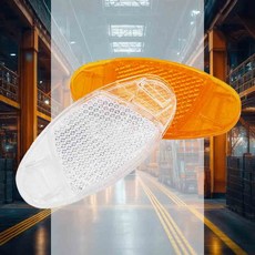 자전거 바퀴 반사판 라이딩 라이더 빛반사 쉬운설치 야간주행 고정, 화이트, 1개