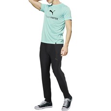 Puma 字母圖案涼感運動短袖T恤+長褲套裝