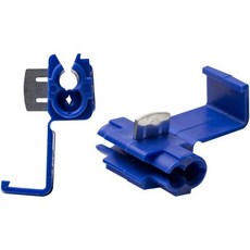 베이 3M 스카치 록 커넥터 1614 게이지 설치 - 100팩파란색, Standard Packaging