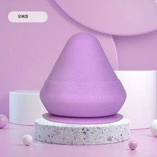 땅콩 마사지볼 근막 이완 스트레칭 마사지 공, 1개, 퍼플 흡착식 TPE 강력 효과