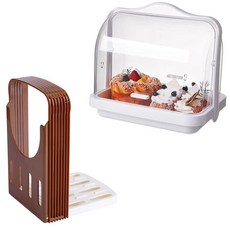 식빵 커터기 슬라이서 베이킹 커팅기 토스트 절단기 가정용 조리도구, 1개, 13_슬라이서 + 디저트 보관함