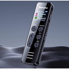 Newman錄音筆，700小時超長續航，一鍵錄音，磁吸隱藏設計，律師商務居家適用, 黑色, 【旗艦音質】100小時連續錄✅專業好用