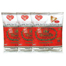 태국홍차 차트라뮤 태국차 오리지널 티 찻잎 400g, 3개, 1개입