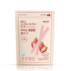 韓國 AGA-AE 益生菌寶寶優格球 (多口味可選) 嬰兒米餅 副食品, 1個, 20g, 草莓
