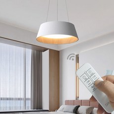 국산 루나 펜던트 40W 리모컨 밝기조절 색변환, 아이보리