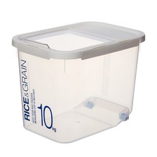 락앤락 쌀통 10kg + 계량컵 + 제습제, 반투명, 2개