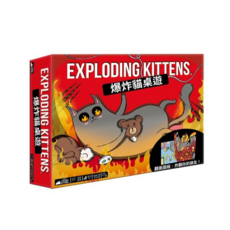 爆炸貓桌遊 Exploding Kittens 繁體中文版 - 孩子王桌遊正版, 1個