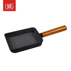 LMG 日式雪藏不沾玉子燒鍋, 1個, 曜石黑