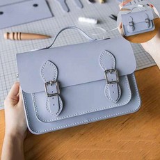 키밍 DIY 핸드메이드 가방 수제품 집콕 핸드 세트, 패션 블루, 1개