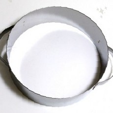 제과 제빵 케이크 디저트 제조 원형 스테인리스 몰드 양손 손잡이 구조 안정적, 1개